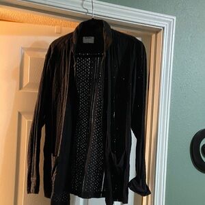Old Navy Black Button Down Shirt